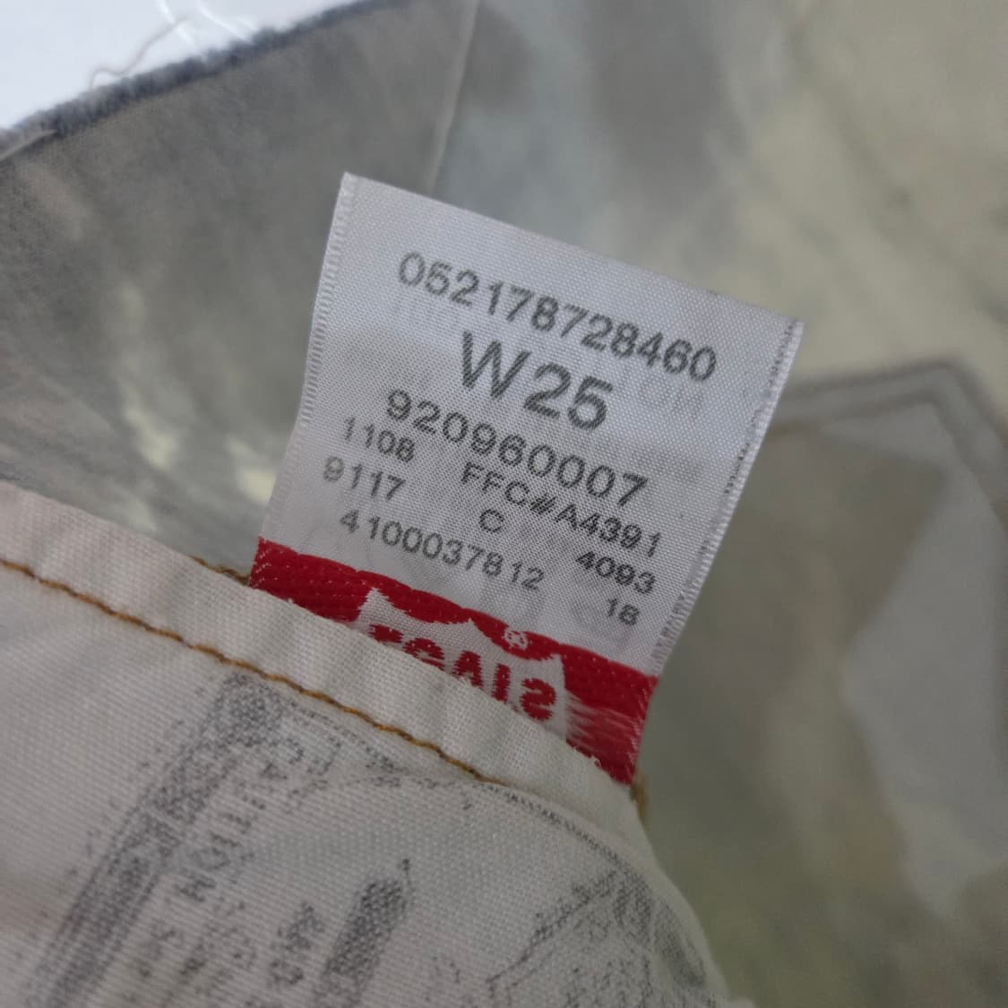 리바이스 501 데님 미니스커트 25 상품이미지4