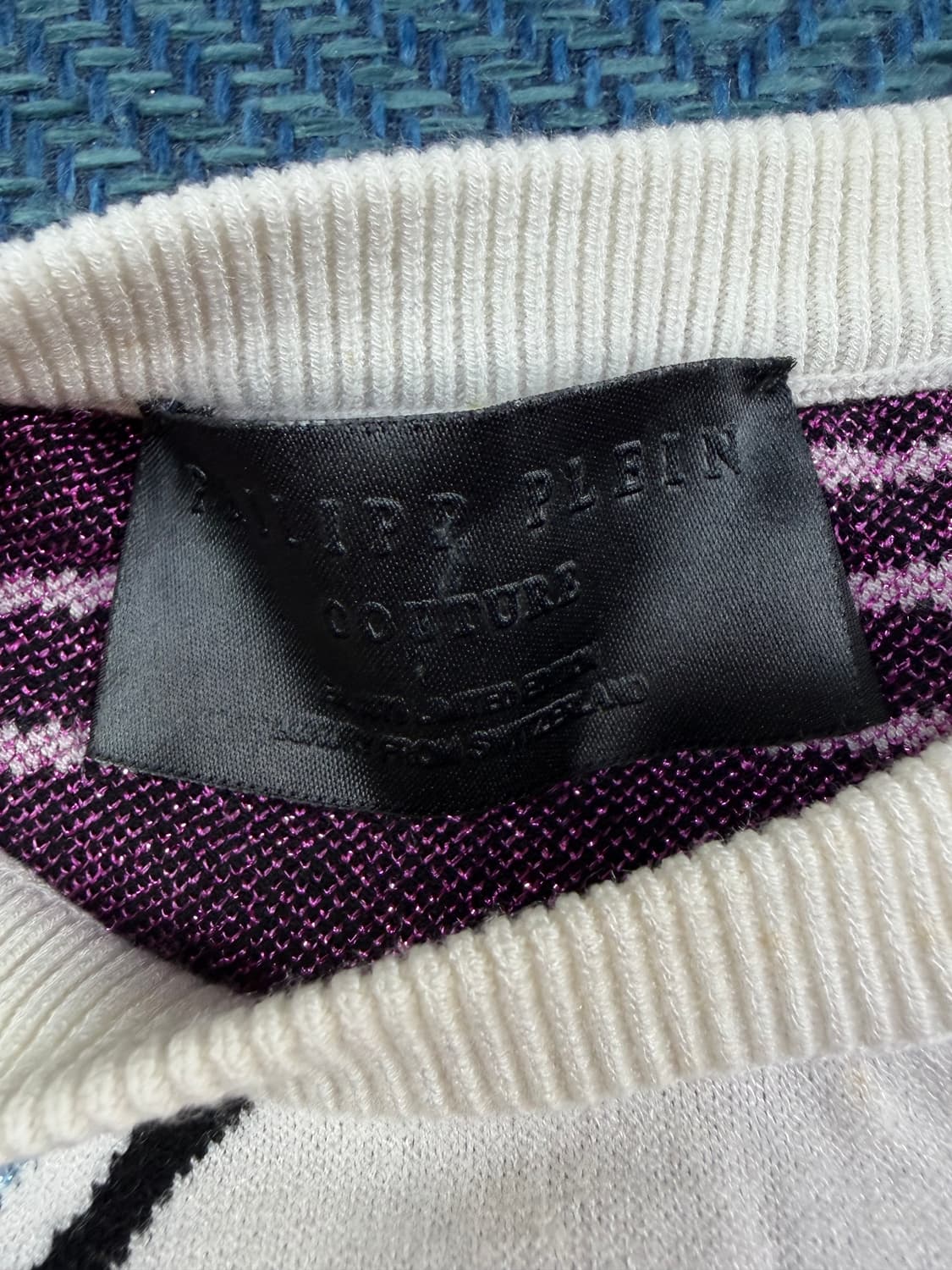 필립플레인 (Philipp Plein) 꾸뛰르 라인 팝아트 니트 탑 상품이미지5