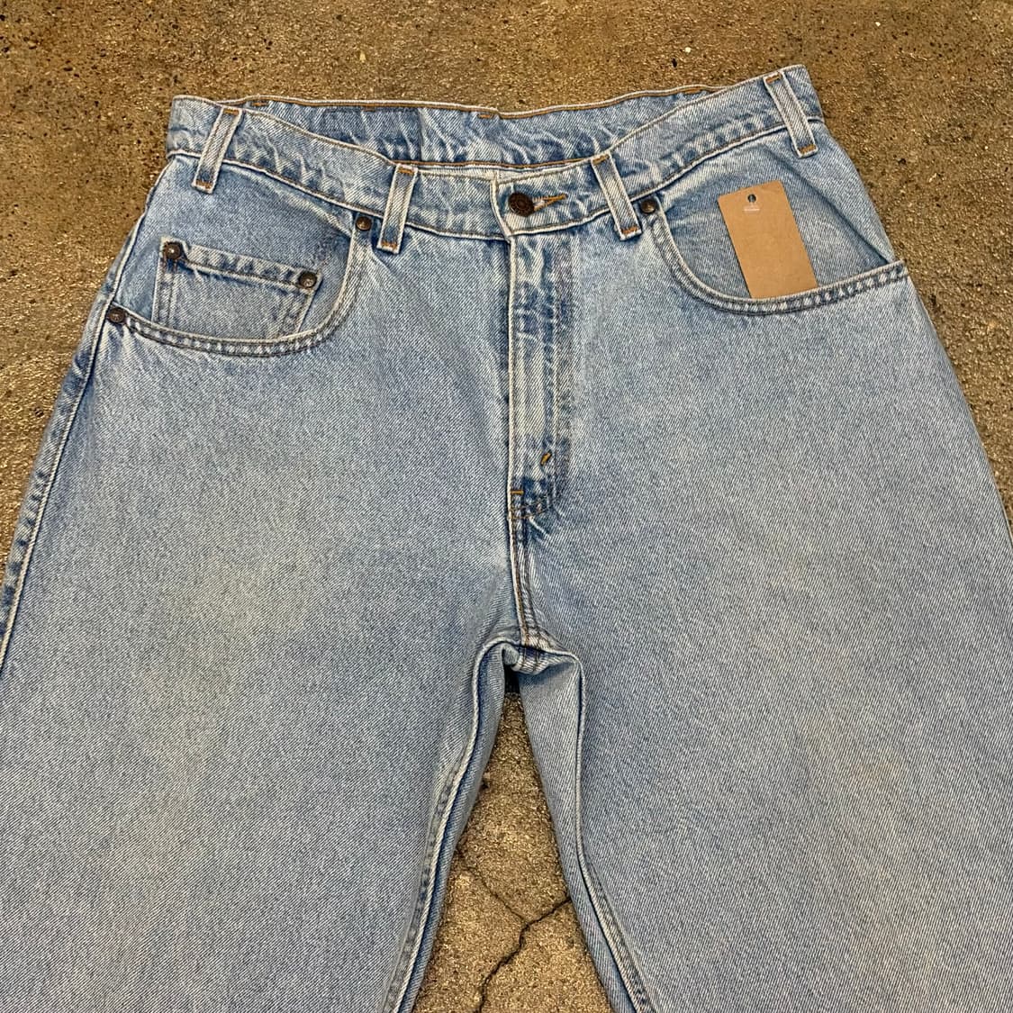 90s 미국 빈티지 리바이스 545 브라운탭 연청 청바지  상품이미지2