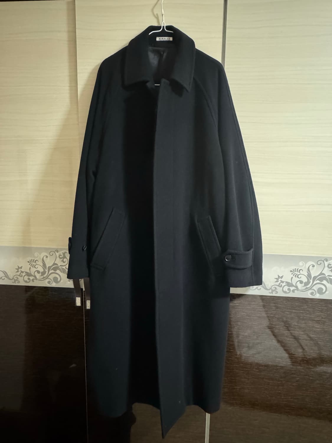 오라리(auralee)  캐시미어 울 모저코트 black 4size 상품이미지2