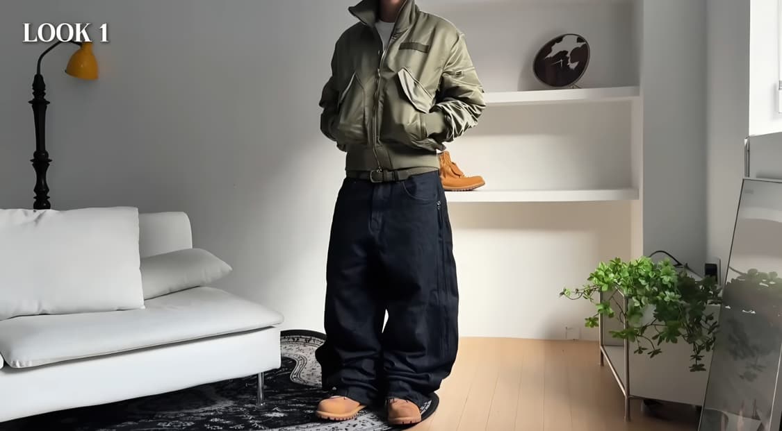 (후디진호 착용)  벨리에 랜더 플라이트 자켓 95 상품이미지1