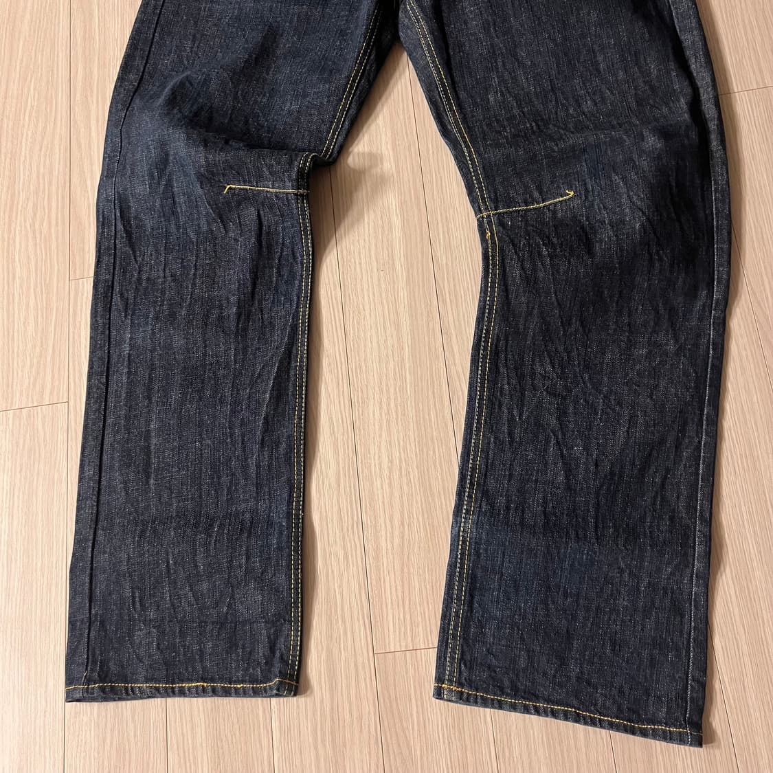 Black stich work denim 32 상품이미지3