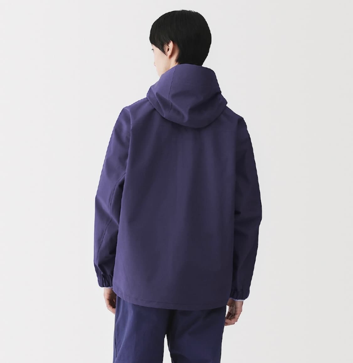 <새상품>SNS인기 무인양품 LABO 투습발수 코튼 나일론 후드 블루종 상품이미지8