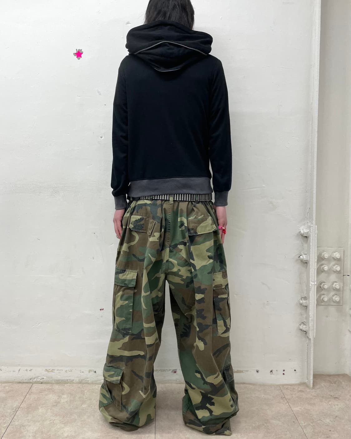 Big Hoodie Zipper Black Hoodie Zip-Up 상품이미지6