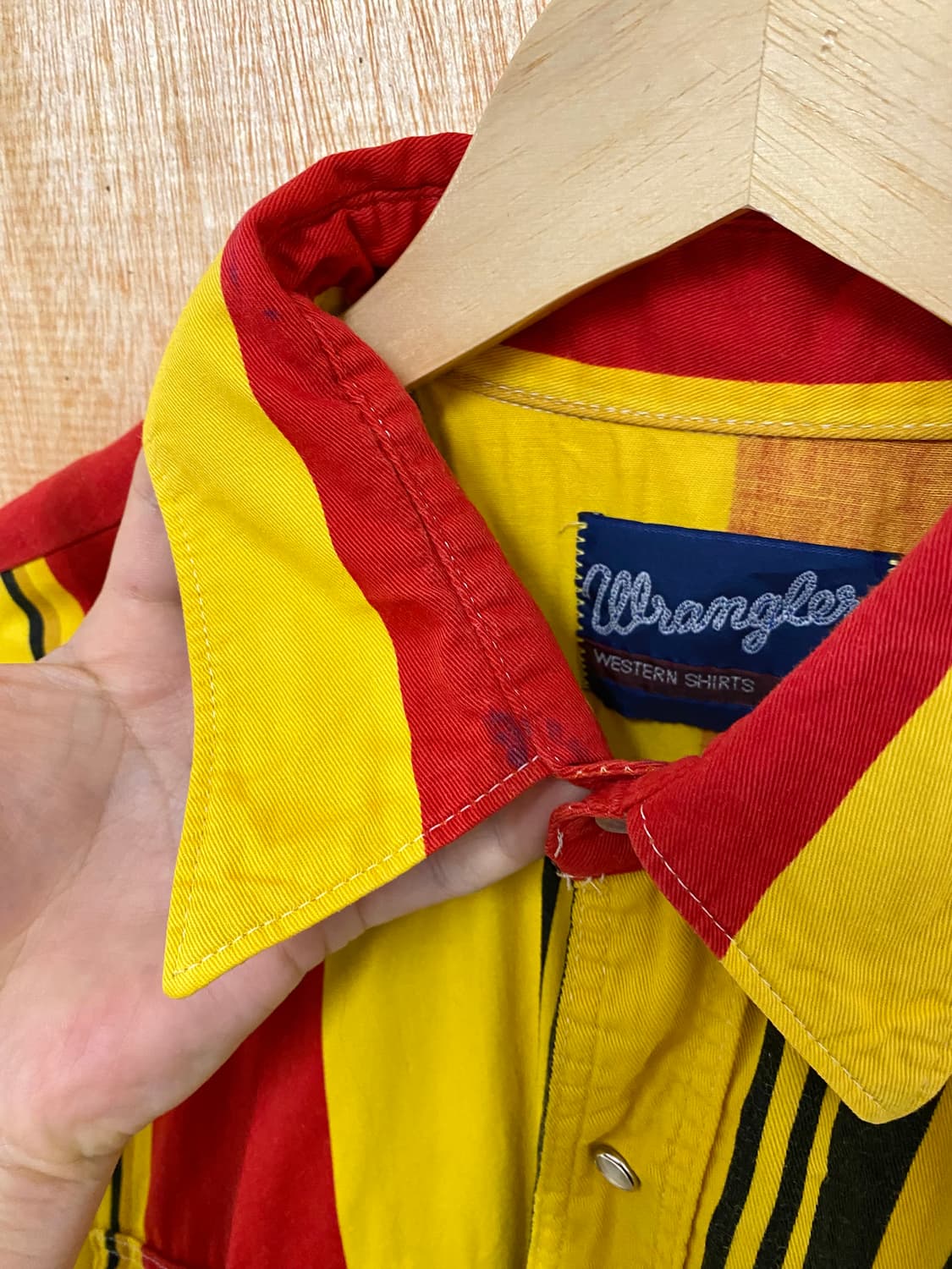 WRANGLER stripe western shirts 랭글러 웨스턴셔츠 상품이미지7