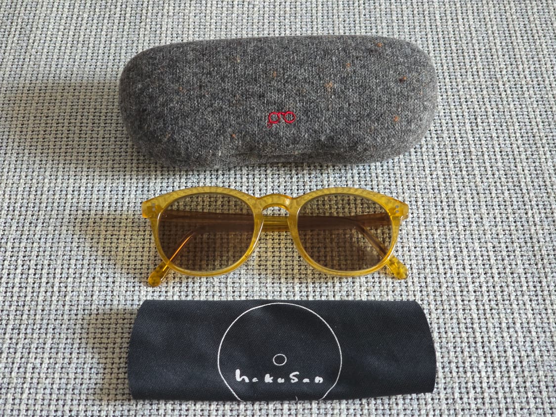 백산안경 하쿠산메가네  메이페어 옐로우 존레논 린디브로우 LINDYBRO 상품이미지1