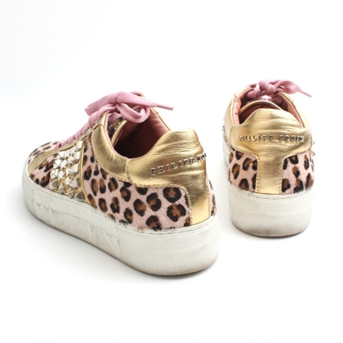 필립 플레인 레오파드 송치 스니커즈 36 상품이미지4