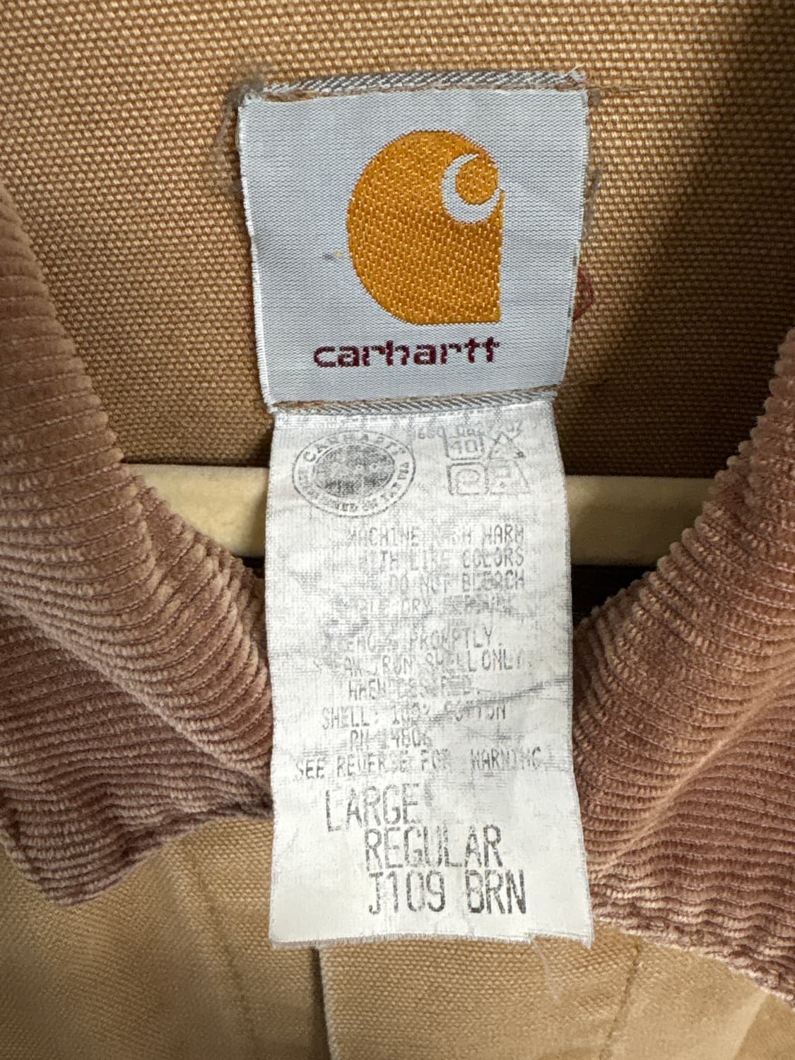 칼하트 00s j109BRN 트러커 디트로이트자켓 상품이미지4