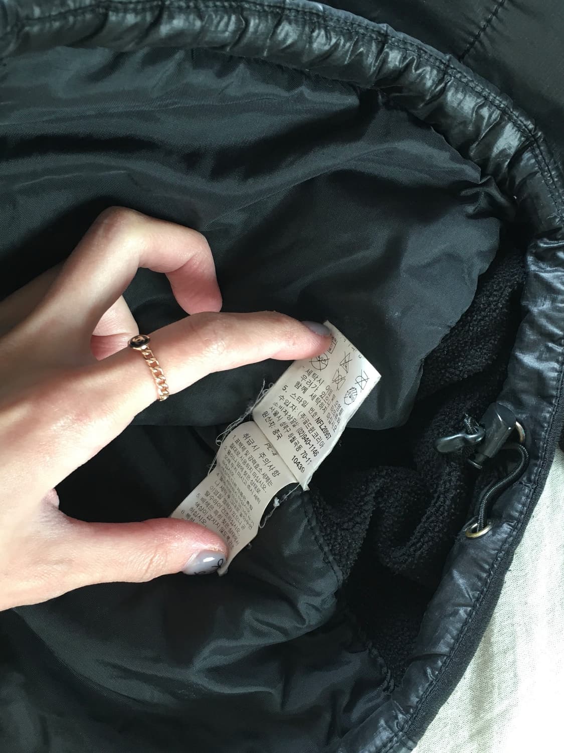 노스페이스 가슴로고 경량패딩 상품이미지6