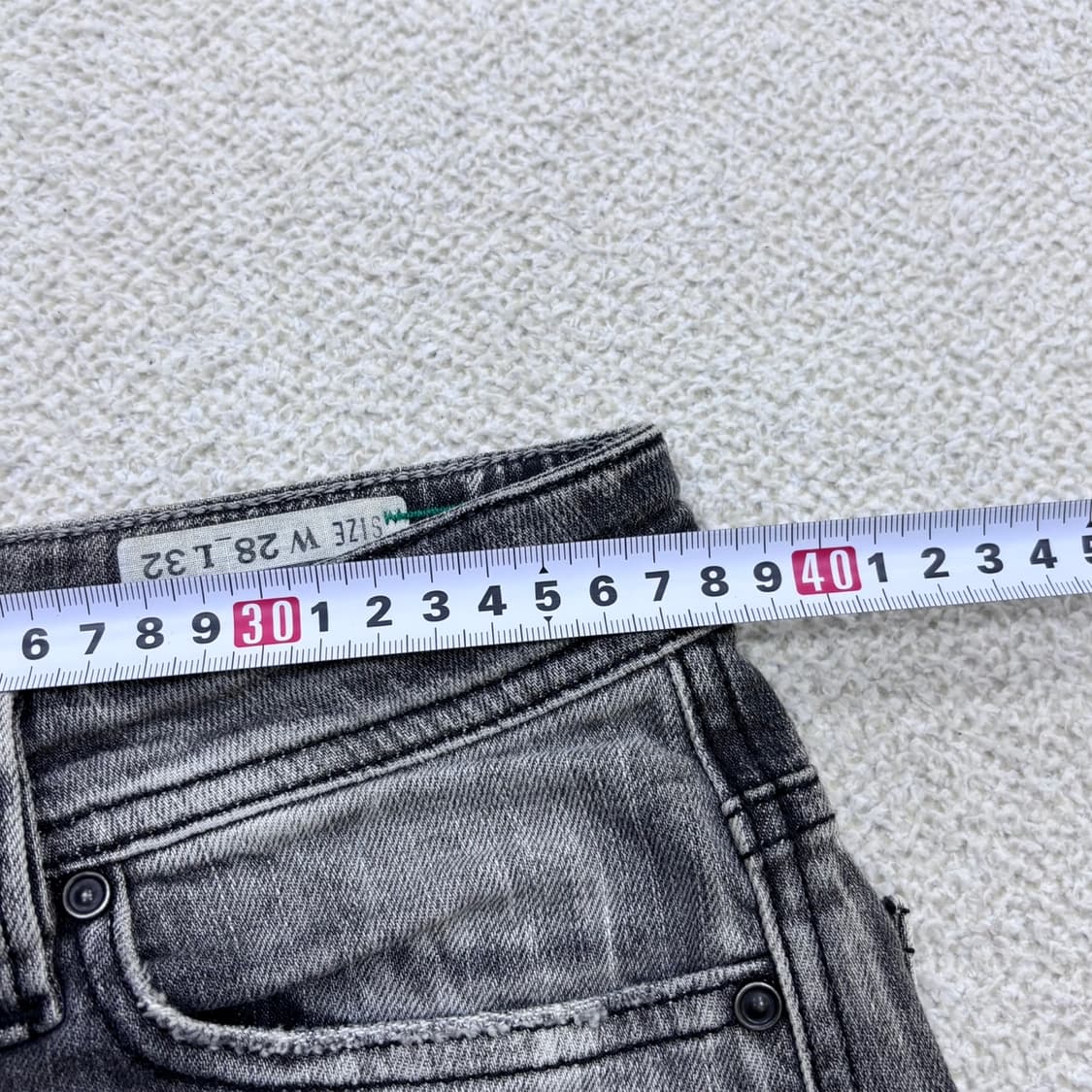 W28 L32 디젤 빈티지 워싱 데님 팬츠 0429E 상품이미지7