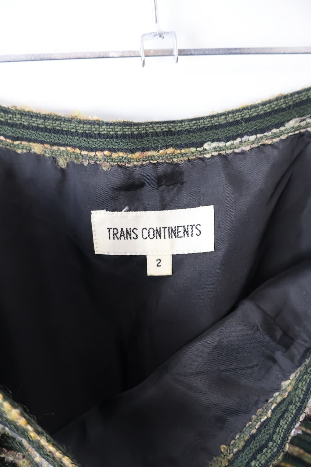 Trans Continents Wool Striped Midi Skirt 상품이미지6