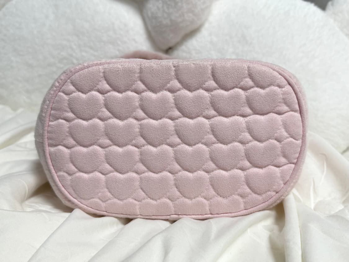 사만다타바사 핑크 하트 퀼팅 토트백 빈티지 상품이미지6