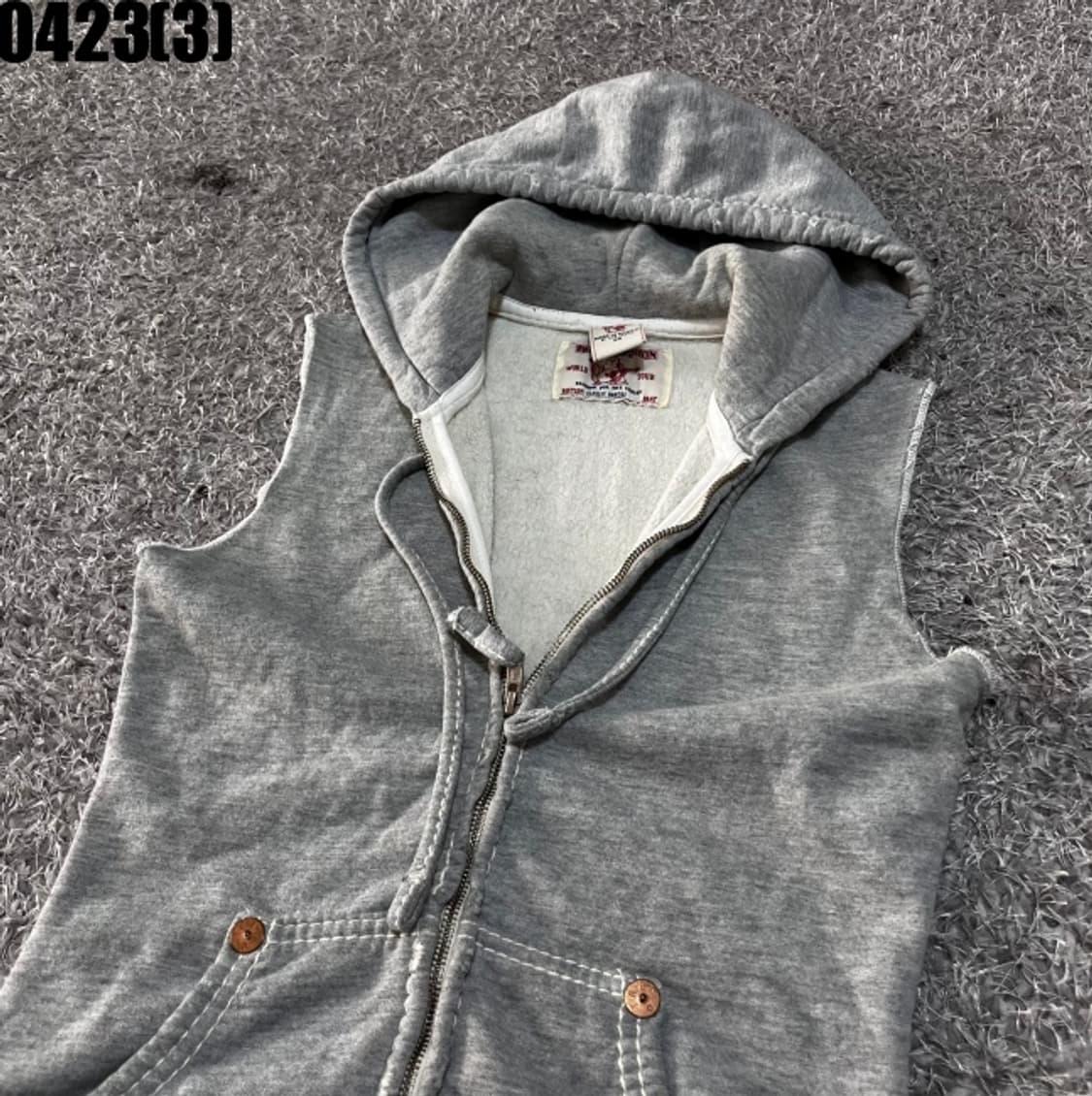 트루릴리전 후드집업 조끼 자켓 상품이미지2