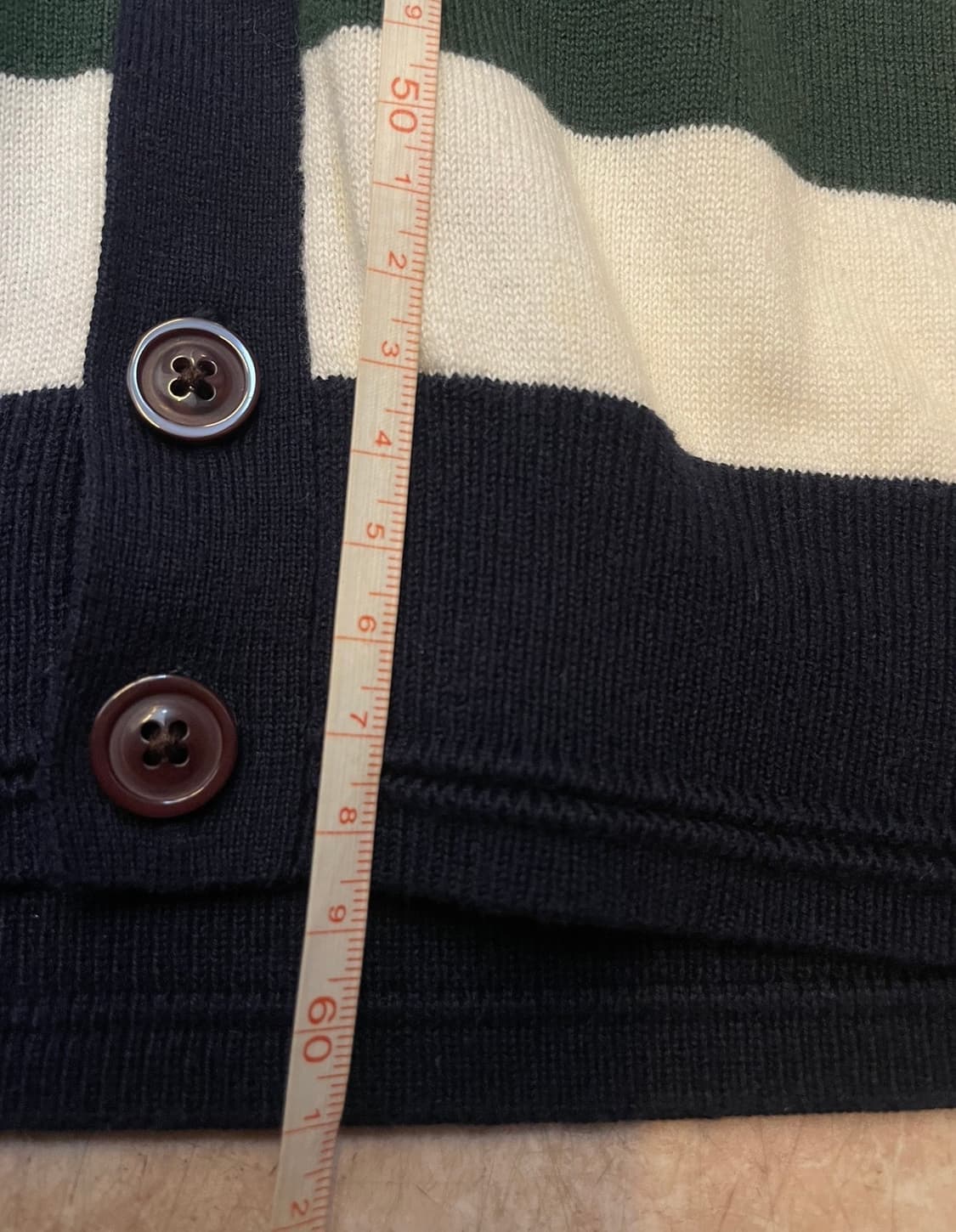 스파오 배색 니트가디건 95 상품이미지7