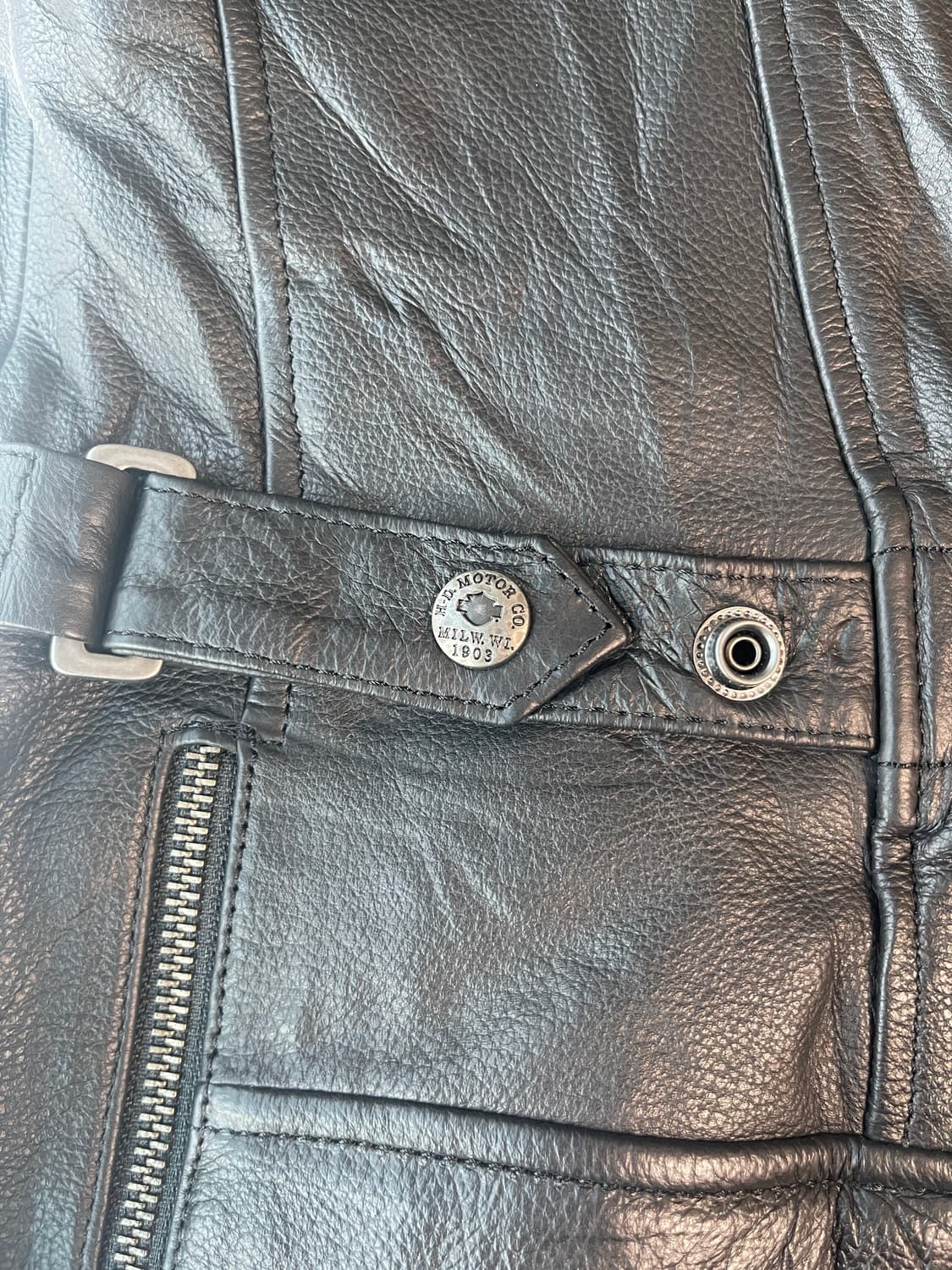 할리데이비슨 여성 가죽자켓 핑크라벨 상품이미지10