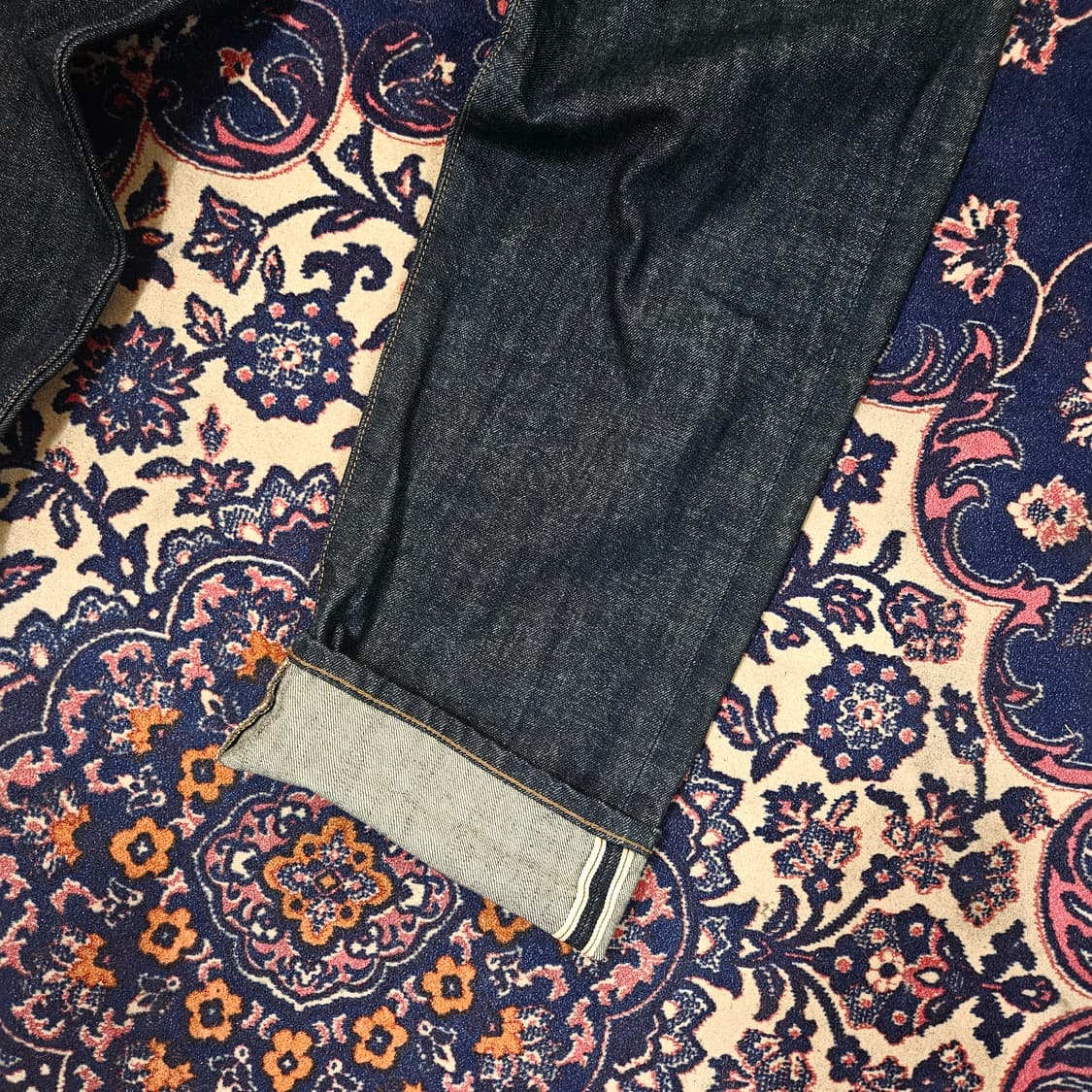 후아유 22ss 벌룬핏 와이드 핀턱 데님팬츠 32sizd 상품이미지6