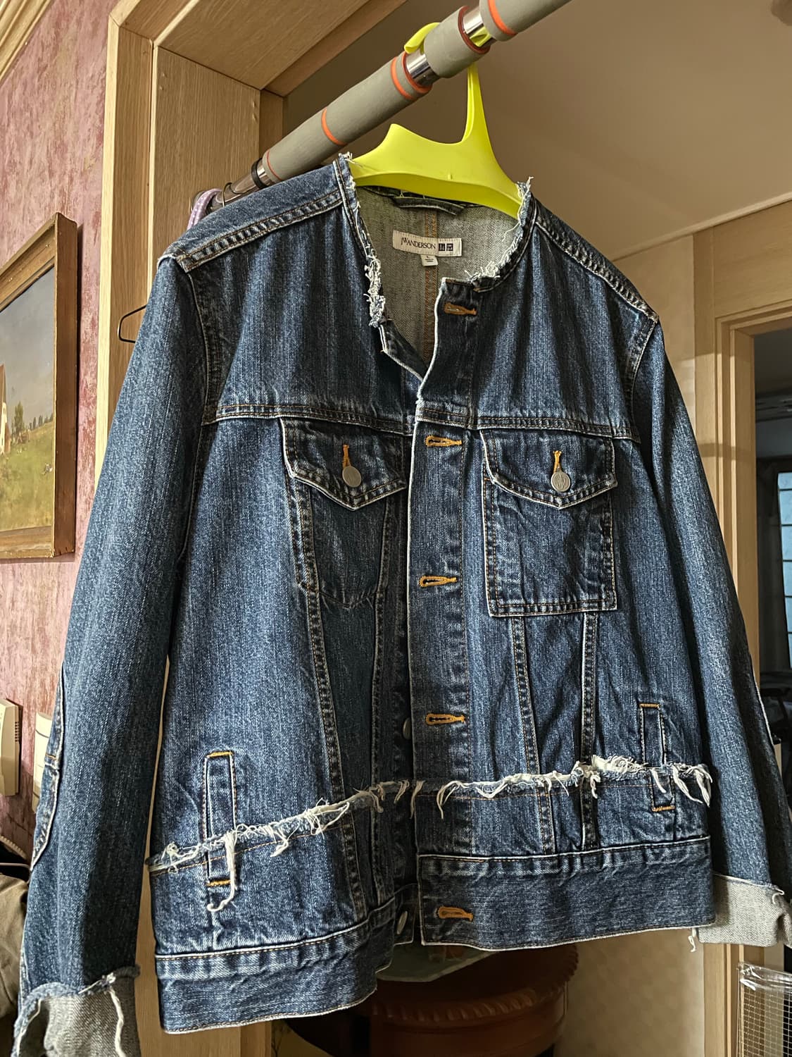 18SS 유니클로 x JW 앤더슨 해체주의 데님 재킷 (명작) 상품이미지1