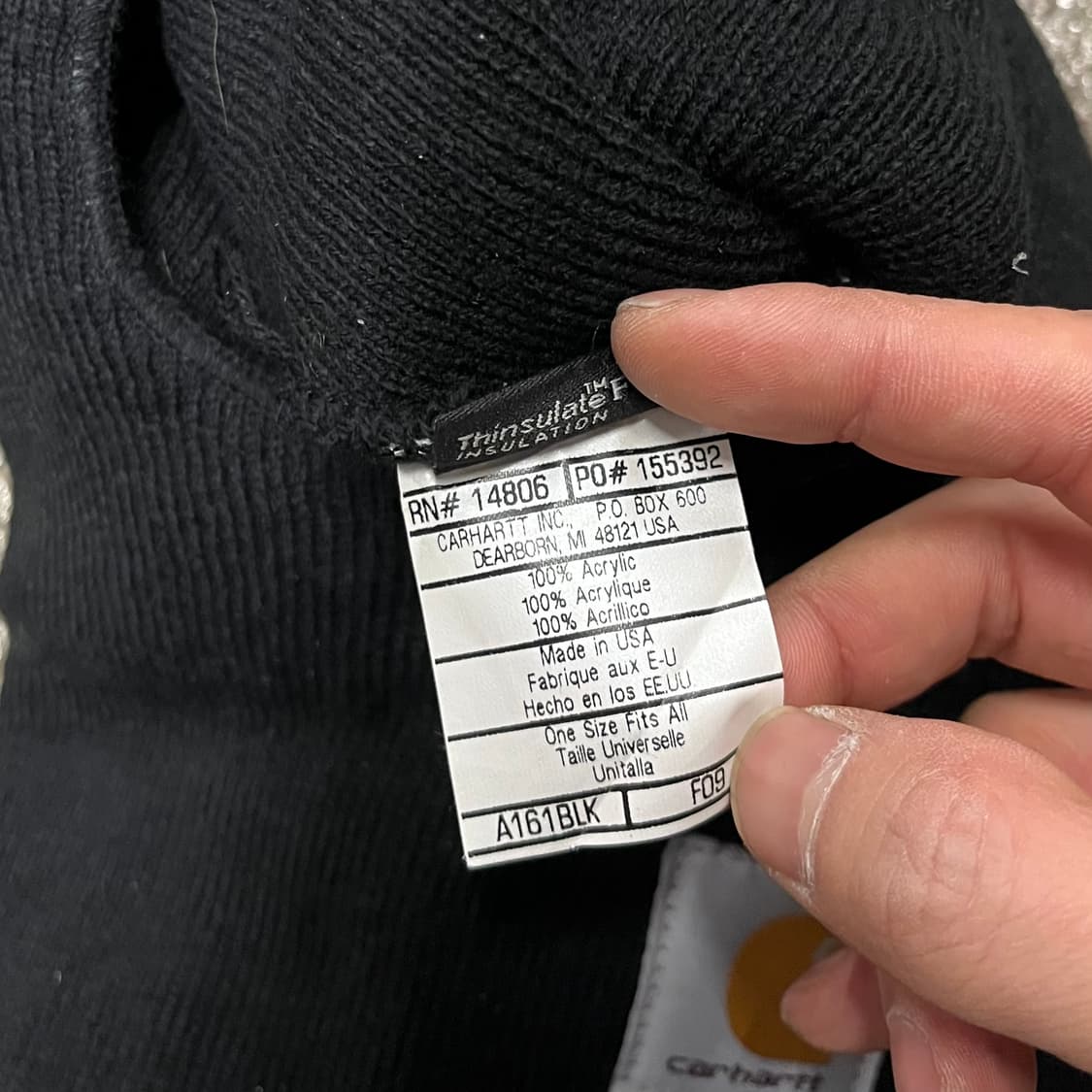 00s USA 칼하트 바라클라바 상품이미지3