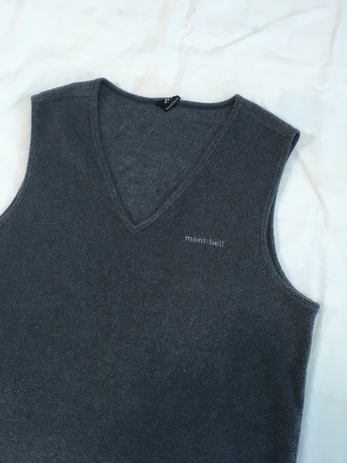 몽벨 Montbell 후리스 차콜 조끼 상품이미지2