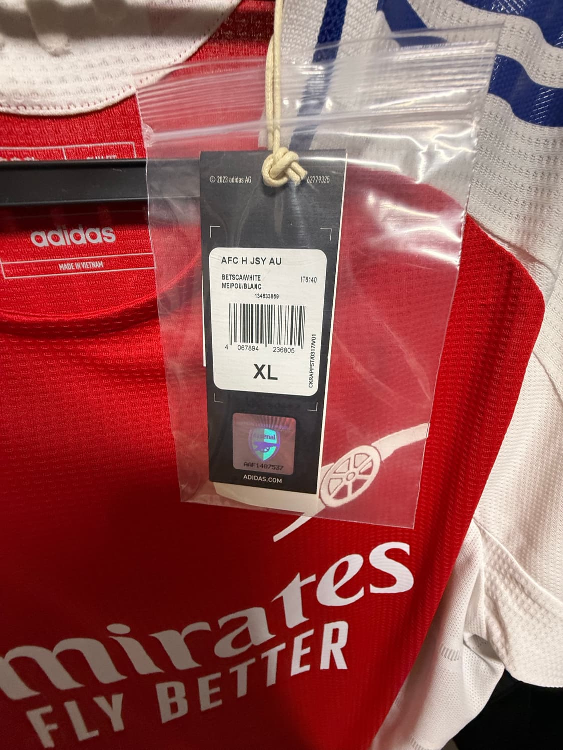 아디다스 24-25 아스날 홈 어센틱 라이스 상품이미지3