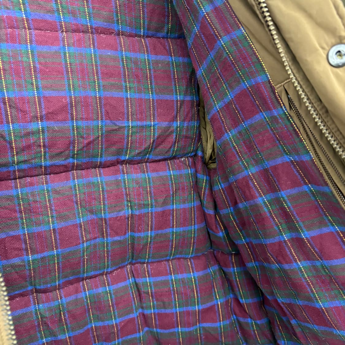 프레드페리 브라운 후드 패딩 점퍼 남/M 상품이미지7