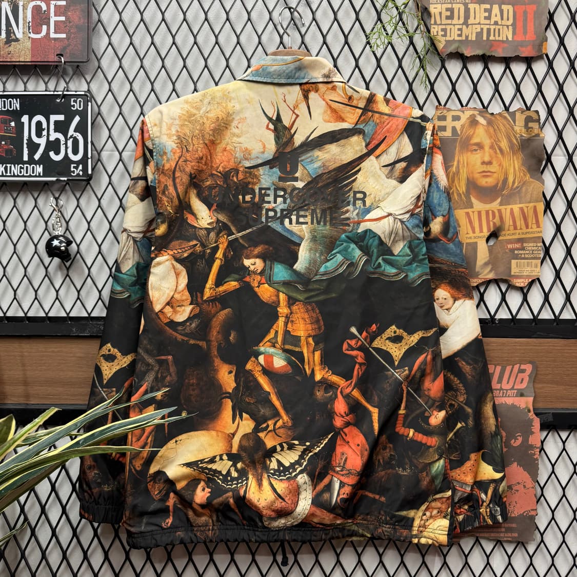 16FW 슈프림 X 언더커버 타락한 천사의 추락 프린팅 코치 자켓 상품이미지2