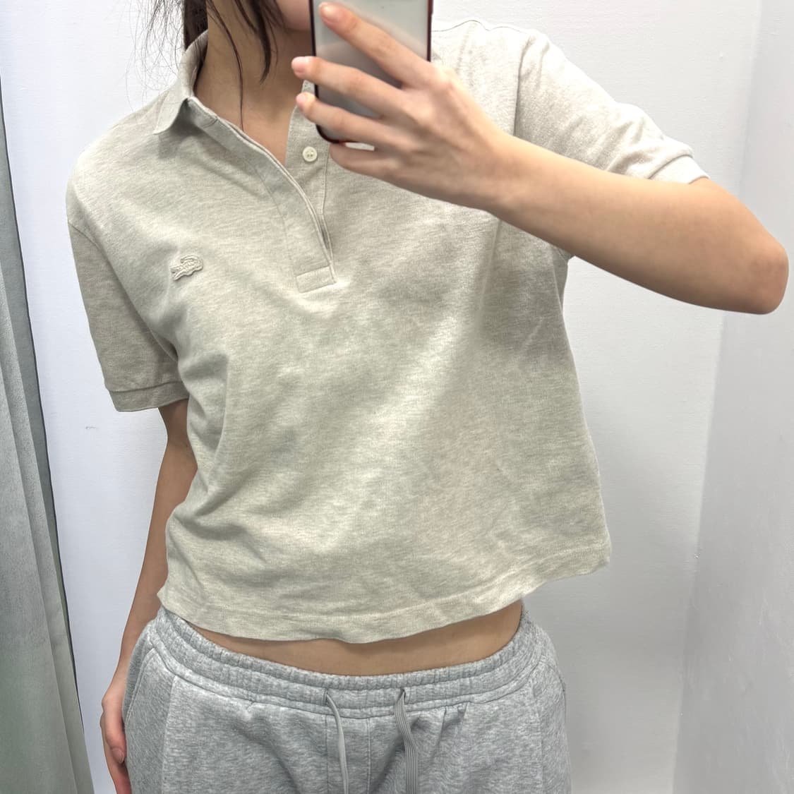 라코스테 오트밀 pk 반팔티 상품이미지1