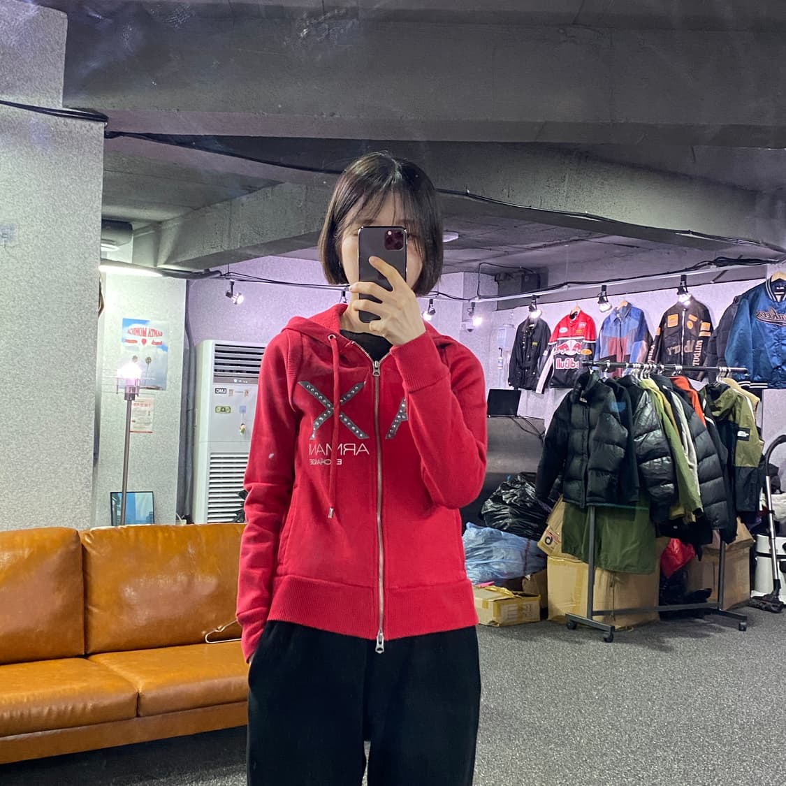 아르마니 익스체인지 비즈 투웨이 후드집업 B3429 상품이미지1