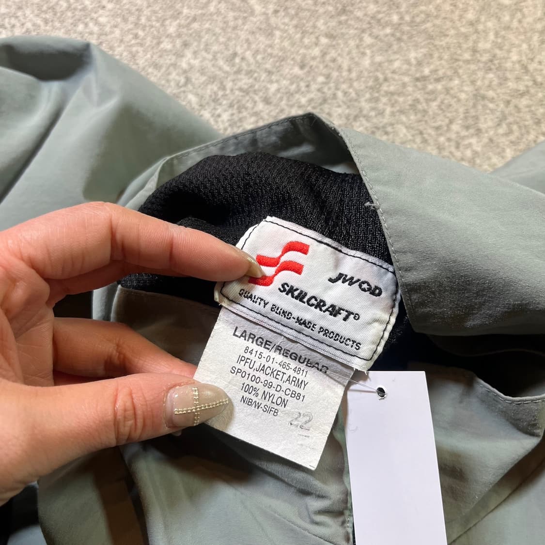 IPFU 아르미 미군 바람막이 자켓 상품이미지5