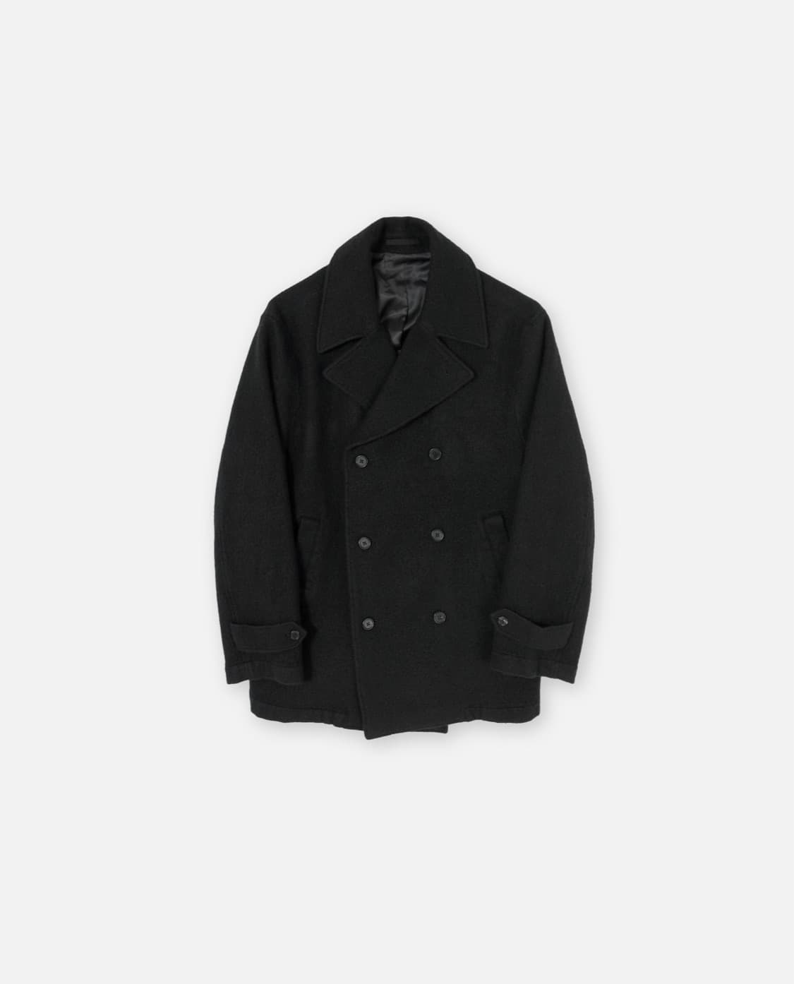 브라운야드 보일드 울 피코트 블랙 5사이즈 판매 또는 교환 상품이미지1