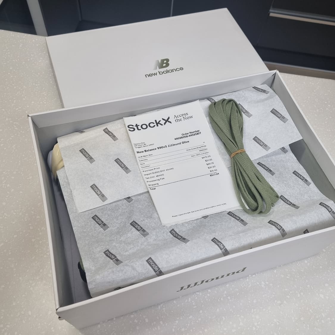 뉴발란스 990v3 올리브 자운드 [290] 상품이미지8