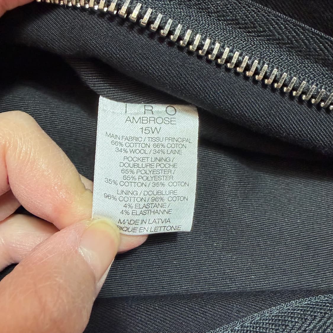 IRO AMBROSE 블랙 숏자켓(38) 상품이미지6