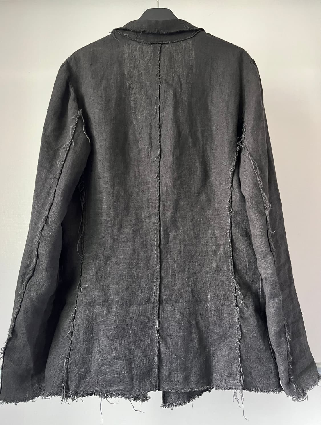 Poeme Bohemien Cut Off Linen Jacket 상품이미지6