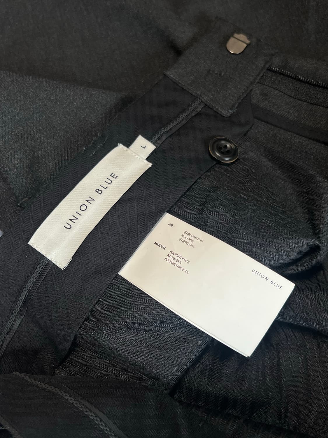 유니온블루/SHADE LINE WIDE SLACKS/L 상품이미지5