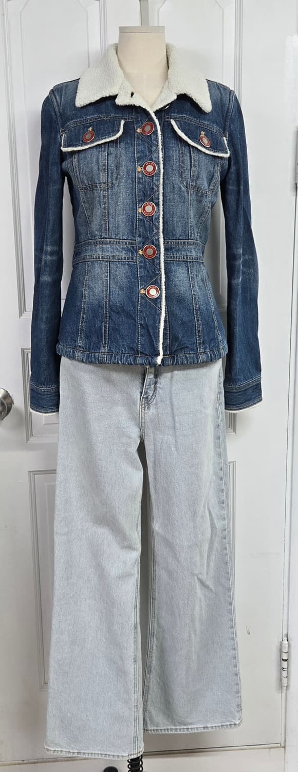 마크제이콥스 빈티지 쉐르파 데님자켓 상품이미지1