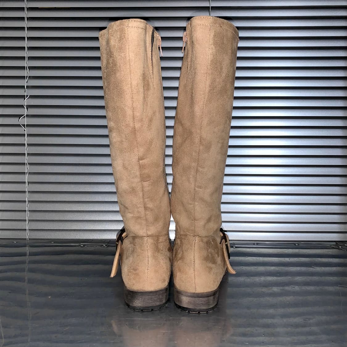 00s 크로스 인조 스웨이드 라이딩 부츠 상품이미지4