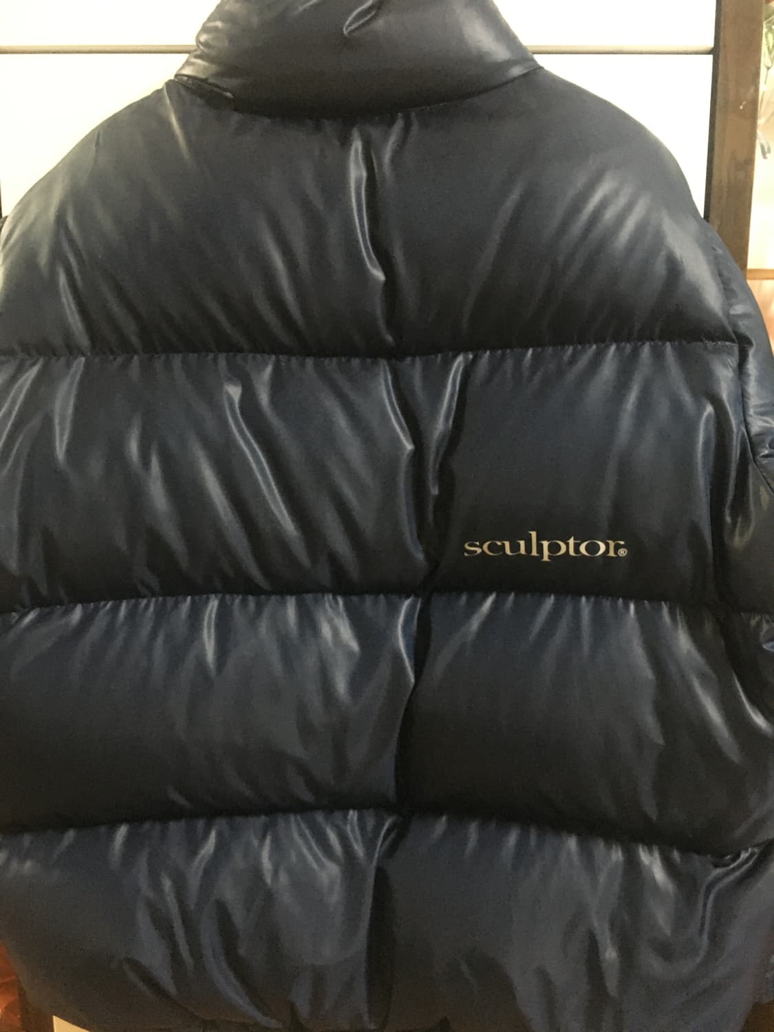 스컬프터 리버시블 패딩 네이비/흰 상품이미지7