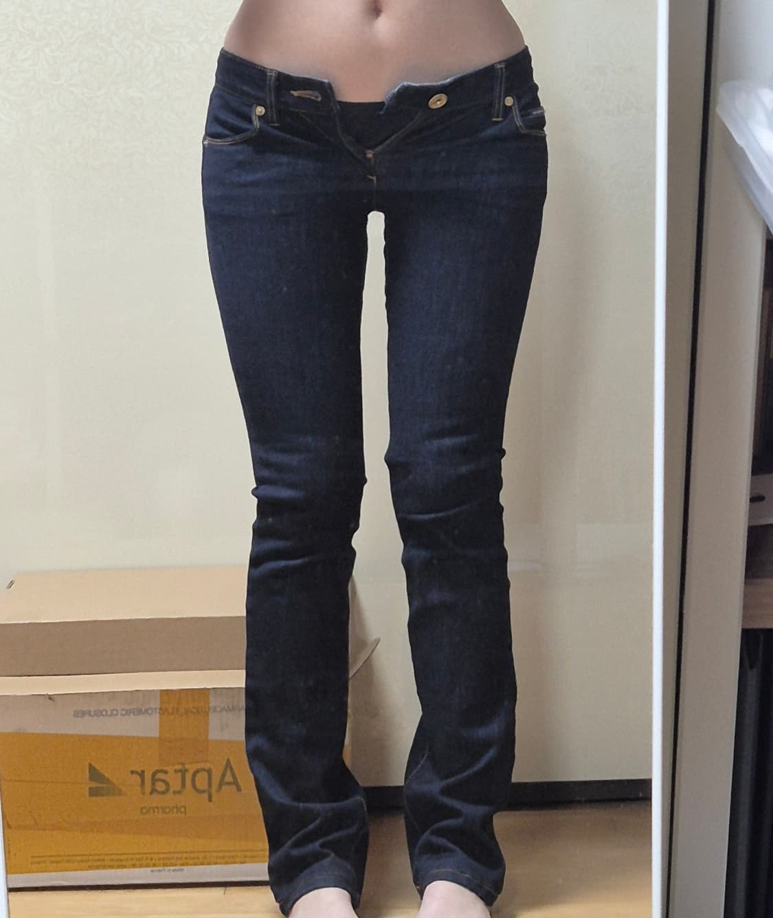 캘빈클라인 큐빅 로우라이즈 스키니진 상품이미지1