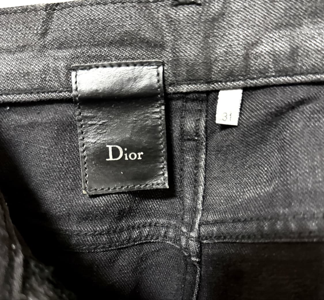 Dior Homme 06s Crashed Waxed Denim Pants 상품이미지4