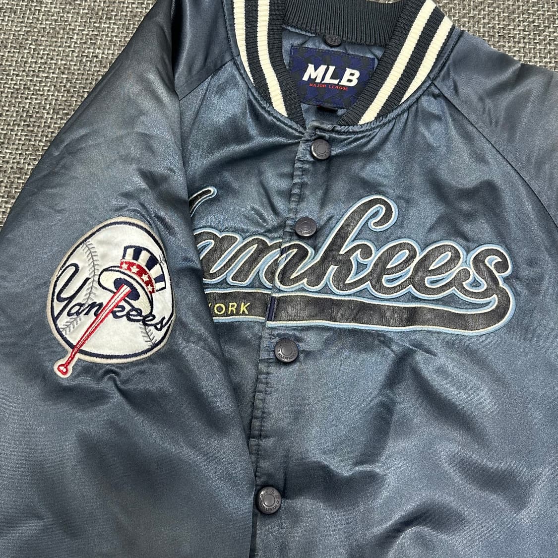 MLB 00s 올드스쿨 뉴욕양키스 누빔 야구점퍼 100 상품이미지7