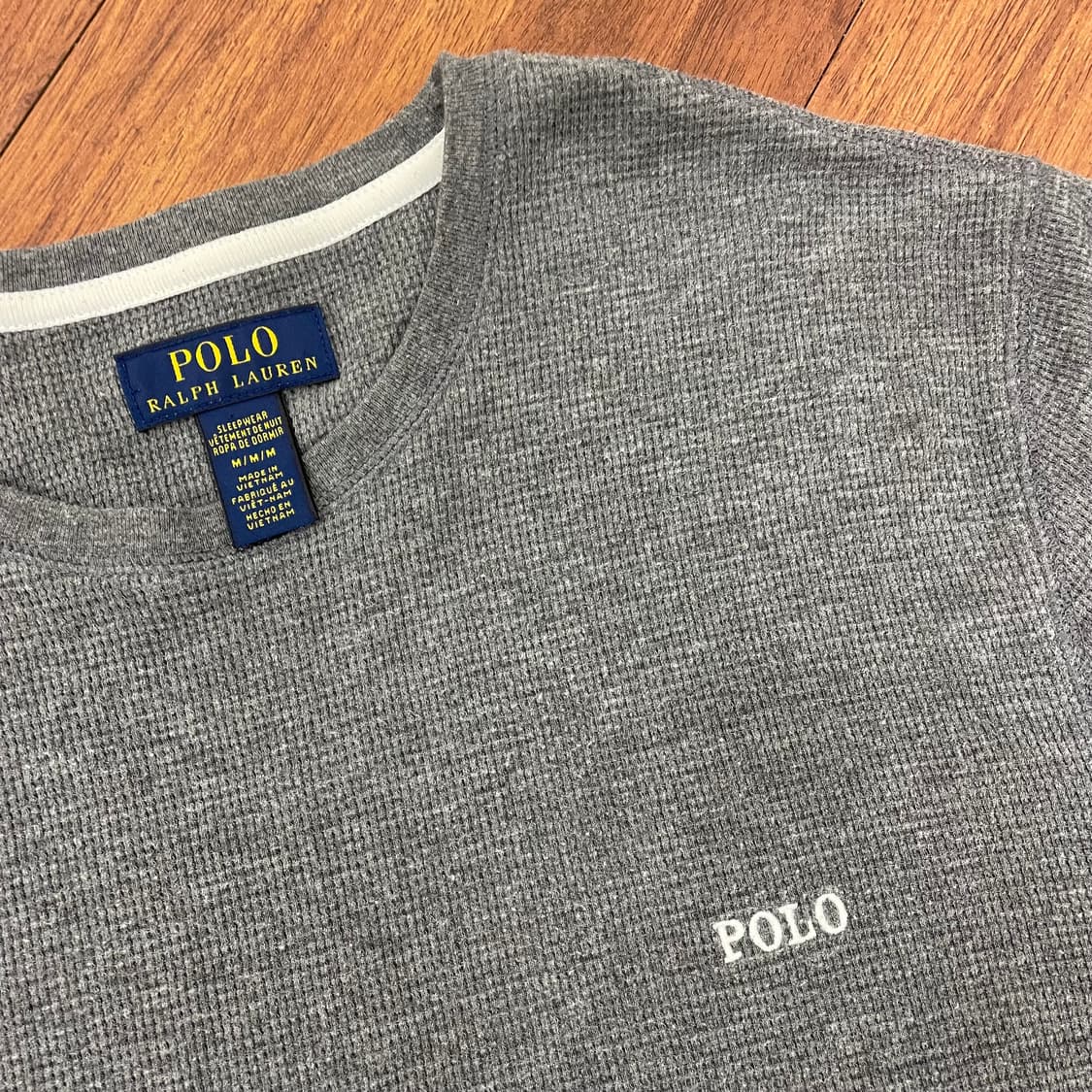 폴로 와플 롱슬리브 상품이미지3