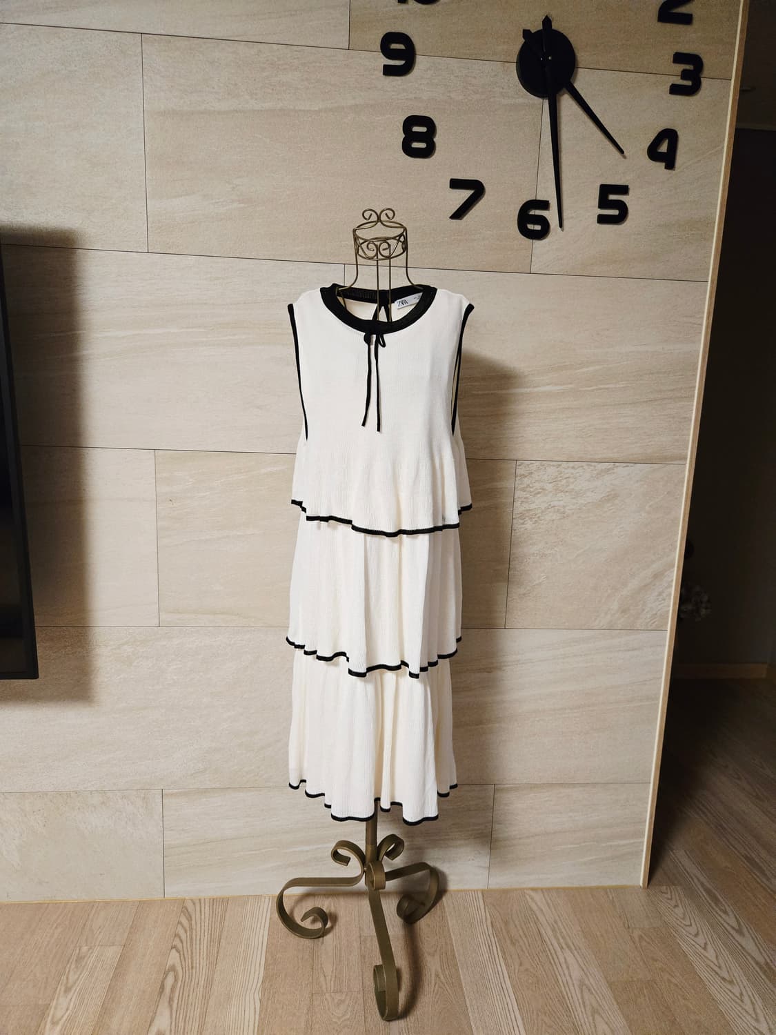 [L] ZARA 자라 캉캉 미디 원피스 상품이미지1