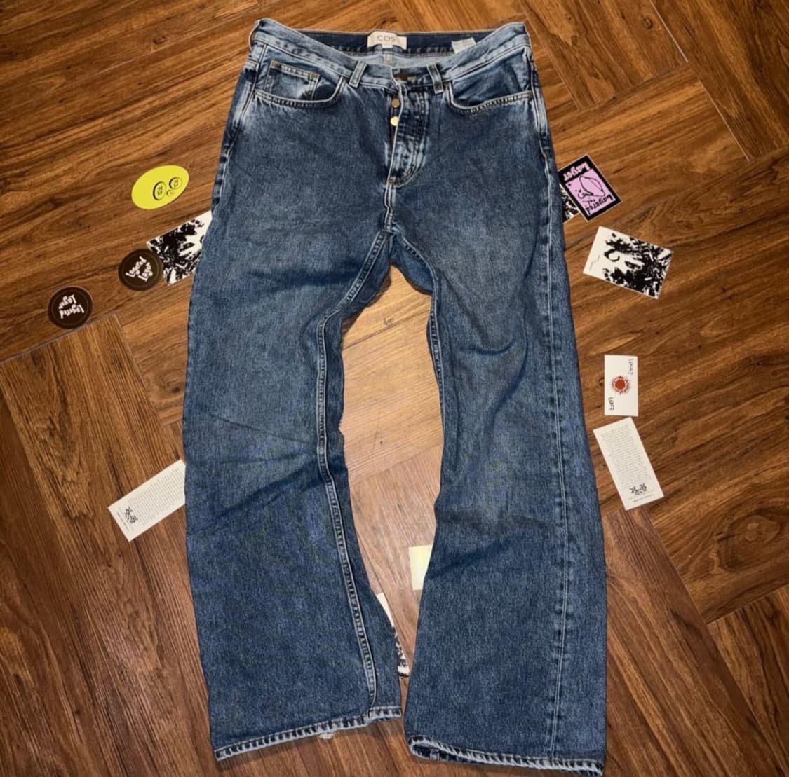 COS 코스 중청 부츠컷 데님 플레어진 48(32인치) 상품이미지1