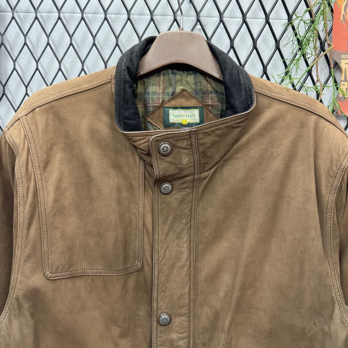 VARIO MAX 빈티지 스웨이드 필드 자켓 투포켓 포인트 브라운 상품이미지3