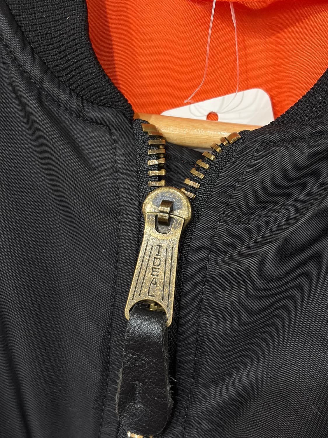 90s 알파인더스트리 ideal 지퍼 Ma-1 항공점퍼 상품이미지3