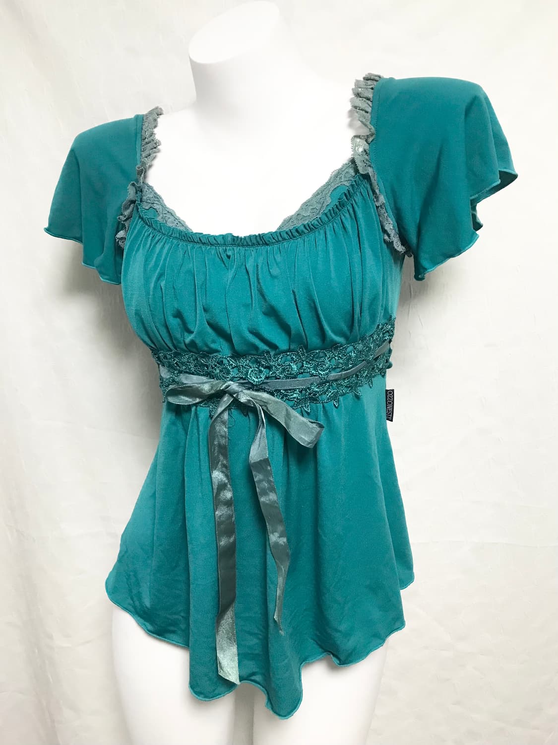 빈티지 ozzoneste 오즈온 오리엔탈 페어리 레이스 블라우스 탑 상품이미지2