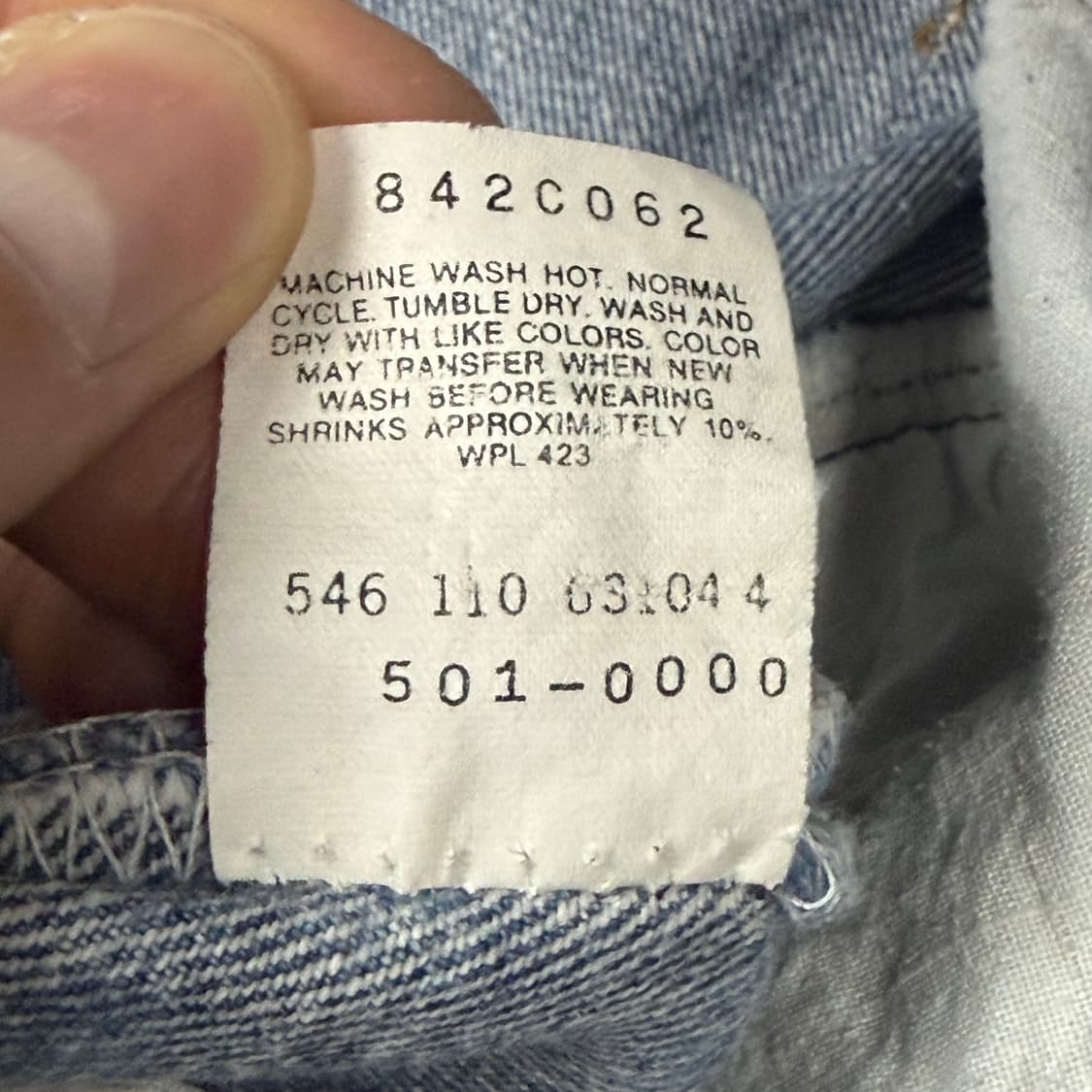 (31) 90s USA Made 리바이스 501 데님 팬츠 상품이미지10