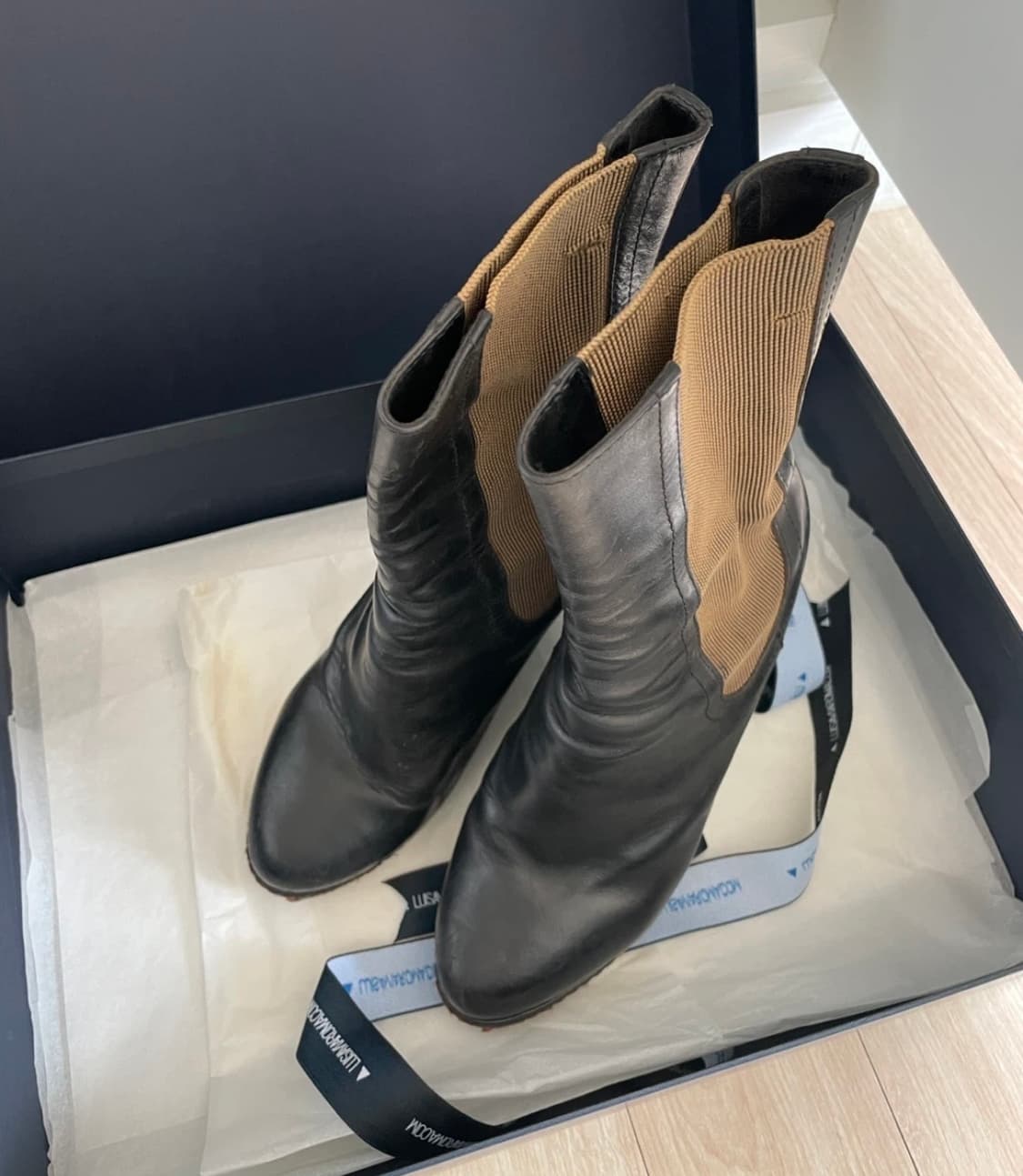 드리스반노튼 가죽부츠 상품이미지1