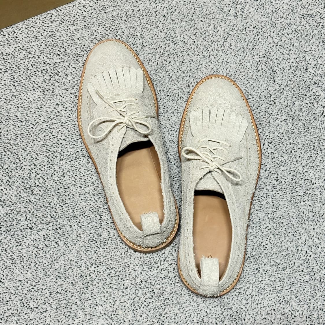 Hender Scheme 핸더 스킴 스웨이드 레더 브로그 상품이미지5