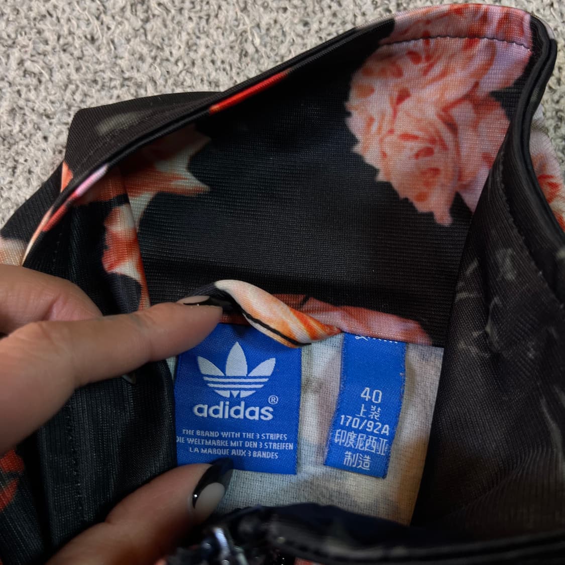 아디다스 파이어버드 로즈 플로럴 트랙탑 져지 상품이미지4